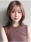 前髪夏愛され大人可愛い美髪艶感ナチュラルカールくびれヘア