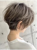 【50代60代】似合わせ大人ショート/絶壁解消/白髪ぼかし