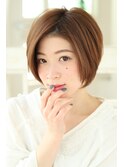 小顔 ショートボブ