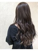 透け感ベージュグラデーション