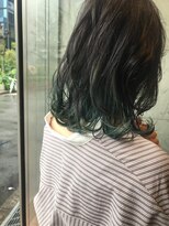 フロート 小阪店(float)&nbsp;グラデーションカラー_厚めバング,ローライト,デザインカラー