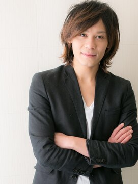 モッズヘア メン 上尾東口店(mod's hair men) ≪mod's men≫伸びかけカラーの大人フェザーマッシュウルフF