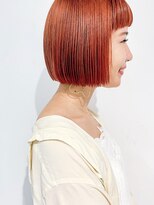 ソーコ 渋谷(SOCO)&nbsp;＊【SUN 】サマーアプリコットオレンジぷつっとボブ◎