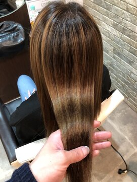 ジェムヘアー(J'aimeHair) ブリーチハイライト履歴・酸性域ストレート