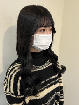 シェノン 西梅田(CHAINON) グレーブラック×レイヤーカット×韓国ヘア×似合わせカット