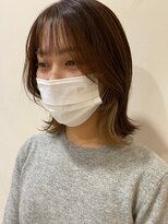 イーストハムネオ(EAST HAM NEO)&nbsp;顔まわりレイヤーボブ×イヤリングカラー