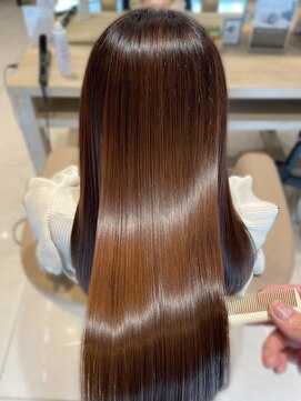 アース 菊名店(HAIR&MAKE EARTH) 20代30代40代髪質改善トリートメント艶感ストレート透明感