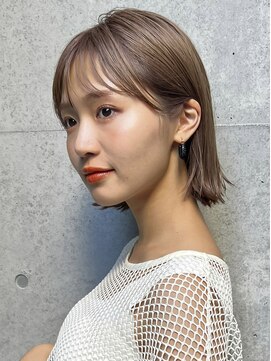 オーブ 甲賀(AUBE) ナチュラル外ハネボブ/20代30代40代/外ハネ