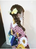 浴衣着付け＋ヘアセット