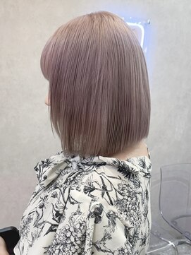 ロンド レア 天神大名店(Lond Le’a) ミルクティーベージュダブルカラーケアブリーチインナーカラー