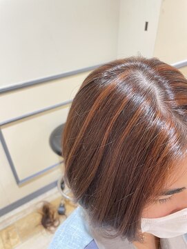 ネオリーブエム(Neolive em;) オレンジハイライト☆デザインカラー