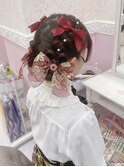 ハートツインお団子