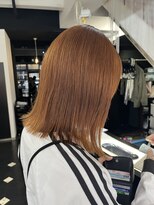 ヒップスデコ(Hip's deco)&nbsp;【ダブルカラー】オレンジ　クリアオレンジ　ボブ