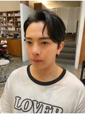 韓国シースルーマッシュウルフカルマパーマダウンパーマ
