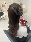 フワモコハーフツイン/心斎橋ヘアセット