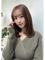 レミエ ダイカンヤマ(lemiie) レイヤー★ミディアムヘア★ミディアムレイヤー
