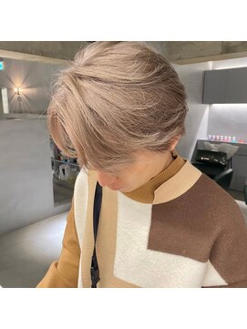 リール(rire) rireニュアンスパーマカルマパーマベリーショートダークアッシュ