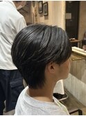 ミニウルフ×センターパート