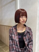 パーク(PAAQ) 【藤沢横浜】カシスレッド/ミニボブ/顔周りレイヤー