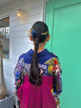 ヘアアンドケア エジェリラボ(hair&care egerie lab) タイトポニー