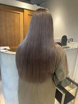 テトラ バイ ネオリーブ 横浜西口店(tetra by neolive)&nbsp;ミルクティグレージュ　ブリーチカラー