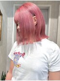 【立川CRES三木】ブリーチ必須！ピンクカラー