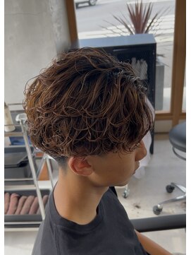 エッジ(EDGE) 大分メンズ刈り上げマッシュシャドウパーマスタイル