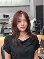 SSAW&nbsp;ミディアムハッシュレイヤー＋ラベンダーボルドー