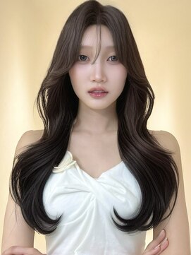 アイトーキョーエス 渋谷(AI TOKYO S) フォギーブラウン透明感カラー顔まわりレイヤーくびれヘア渋谷