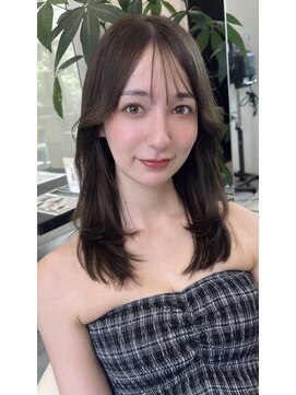 ソア 渋谷(soar) 韓国風レイヤー◎小顔カット透明感カラー20代30代