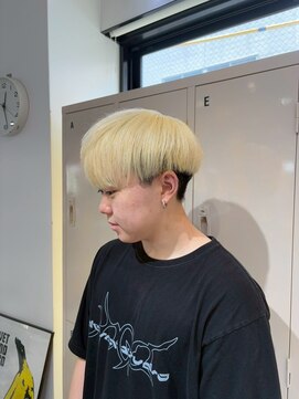 ゲーム 下北沢(GAME) メンズショート/ミルクティベージュ/メンズカット