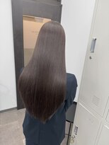 アマテラスゼロ 新宿(AMATELAS zero)&nbsp;アッシュグレーネイビーグレーカラーブリーチなしカラー大人