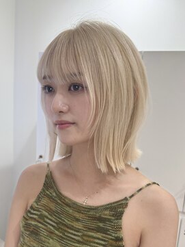 アスター 天神大名店(Aster) 福岡で叶う/オリーブグレー/小顔に見えるヘア/ココアベージュ