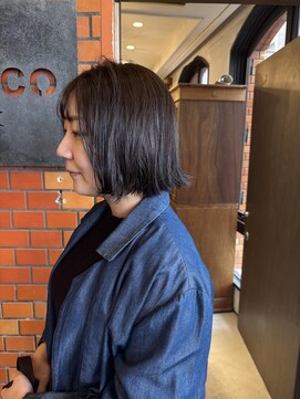 ボスコ 下北沢店(bosco) 切りっぱなしボブ(shimono)