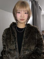 ヨハク 大阪梅田中崎町(yohaku)&nbsp;【misaki】ルーツカラー×bobレイヤー