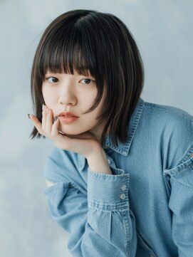 フレイムス ヘアアンドリラックス 赤羽店(Frames hair&relax) 20代30代◎前髪ありぷつっとボブミニボブ切りっぱなしボブ赤羽