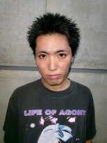 オーシャントーキョー ホワイト 原宿(OCEAN TOKYO WHITE) スパイキーショートベリーショート短髪アップバングフェード