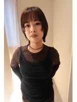 ノラギンザユー(NORA GINZA/U) ショートウルフ顔まわりレイヤーワイドバング