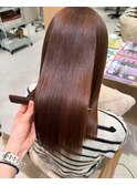 艶髪ショコラブラウンストレート