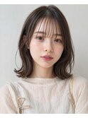 《吉田光ノ丞》外はねくびれミディアム/シースルーバング