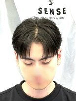 メンズヘアセンス 渋谷(MEN'S HAIR SENSE)&nbsp;ニュアンスパーマ/センターパート/メンズ/眉毛/フェザーパーマ