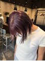 ポーズヘアー 大阪 福島(PAUSE HAIR) ブリーチで作る柔らかい暖色カラー
