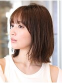 表参道レイヤーボブ髪質改善ニュアンスカラーアッシュグレー50代