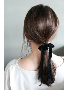 ナヌーク シブヤ(nanuk shibuya) 【nanuk】柔らかいストレートな質感とポニーテール