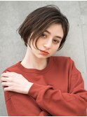 大人かわいい小顔ワンレン{エアリーショート/ミニマムボブ/ボブ}