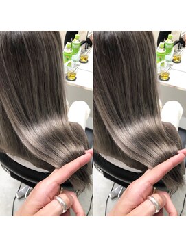 アディション 渋谷(ADITION) 【ADITION渋谷】バレイヤージュ外国人風グレーカラー