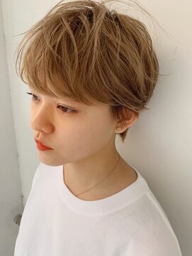 ソイ 下北沢(soi) 癖っぽいショート　ブラウンベージュ