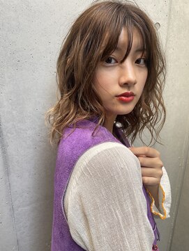 レオニード 表参道(LEONID) ミディアムのLEONIDオリジナルデジタルパーマ