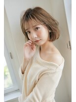 ビアンコ カーロ 二子新地店(Bianco caro)&nbsp;エアリーボブ×ミルクチョコレート◎30代