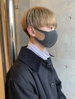 韓国マッシュ　ハイトーンベージュ
